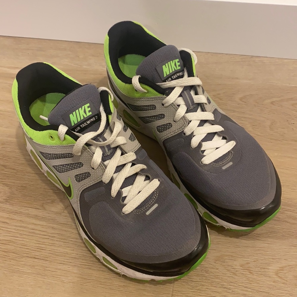 Nike Air Tailwind 2 Grey/Neon Size 8